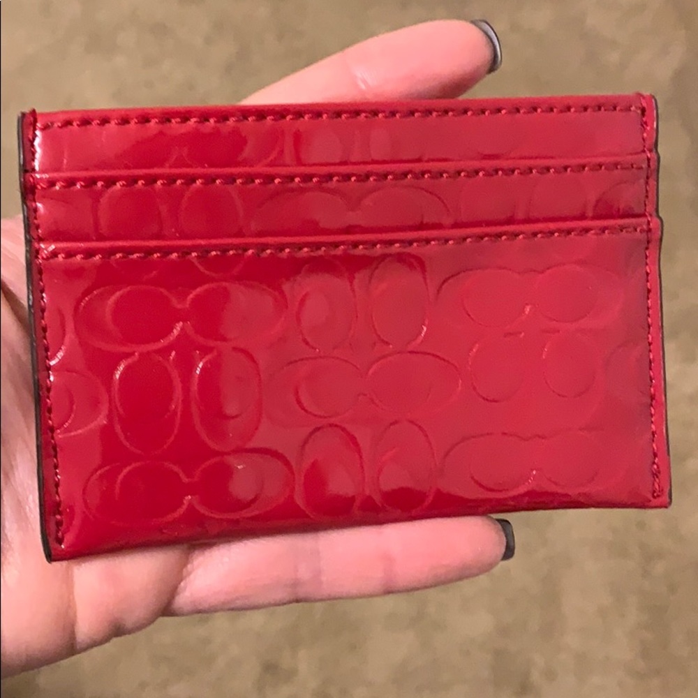 Coach card holder